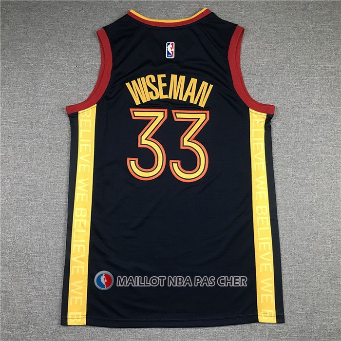 Maillot Golden State Warriors James Wiseman Ville 2020-21 Bleu